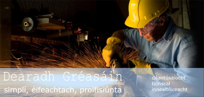 Dearadh Gréasáin - Simplí, Éifeachtach, Proifisiúnta -  Déantúsaíocht - Tionscal - Innealtóireacht / manufacturing - industry - engineering